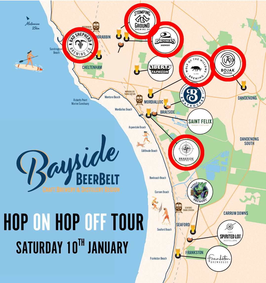Bayside tour date maps